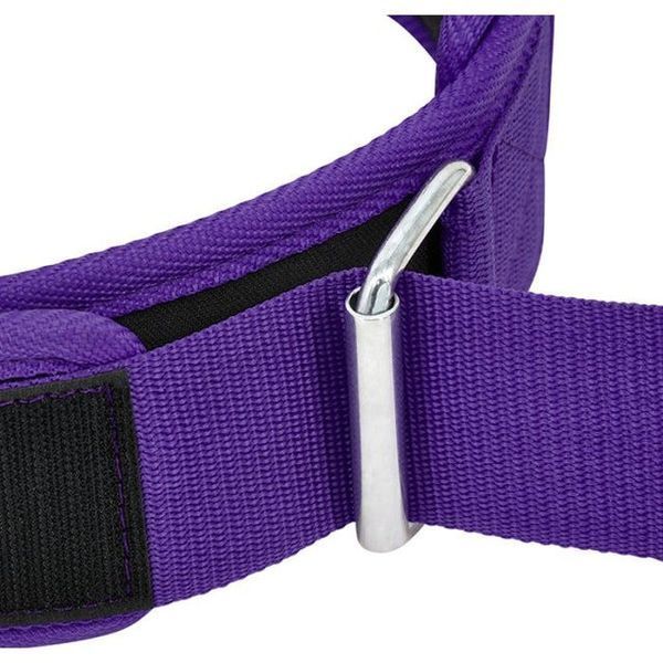 Пояс для важкої атлетики RDX RX5 Double Belt неопреновий Purpel S WBD-RX5PR-S фото