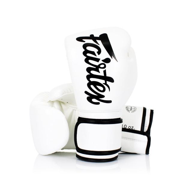 Боксерські рукавиці Fairtex BGV14 White 16 унцій (бинти в комплекті) BGV14_16oz_White фото