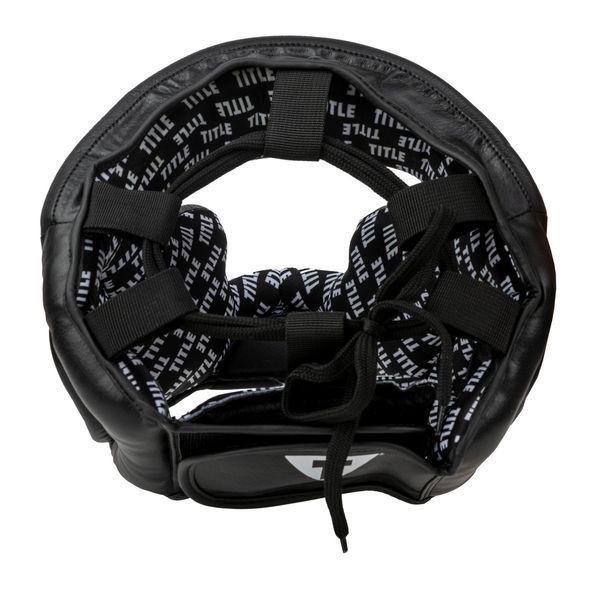 Боксерський шолом TITLE Classic Full Coverage Training Headgear 2.0 Black XL (капа в комплекті) CPHGF2 X BK фото