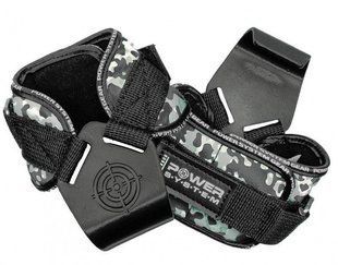 Гаки для тяги на зап'ястя Power System PS-3370 Hooks Camo Black/Grey L PS_3370_Black/Grey L фото