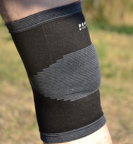 Наколінники Power System PS-6002 Knee Support Black/Grey (пара) XL PS-6002_XL_Black фото