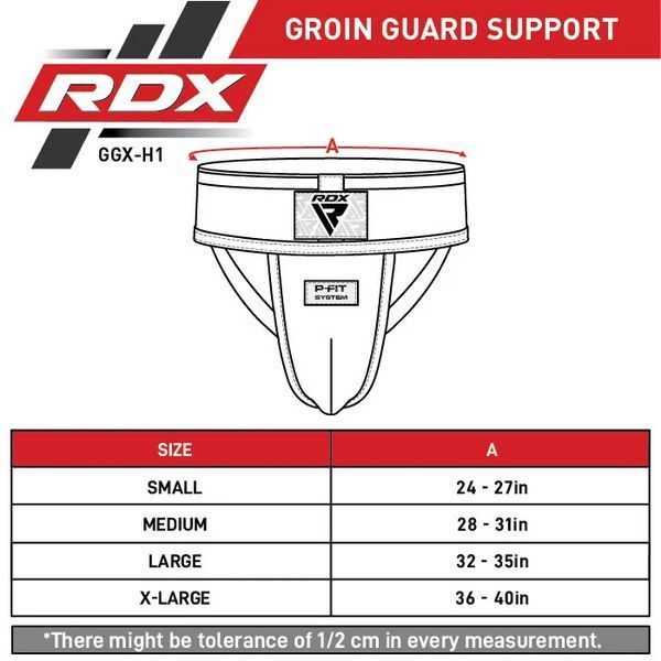 Захист паху RDX H1 Supporter Black Full L GGS-H1FB-L фото