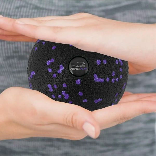 Масажний м'яч PowerPlay PP-4350 Epp Massage Ball (d8) Чорно/Фіолетовий PP-4350_Purple_d8 фото