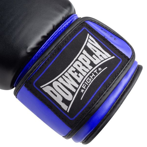 Боксерські рукавиці PowerPlay 3004 Classic Чорно-Сині 14 унцій PP_3004_14oz_Bl/Navy фото