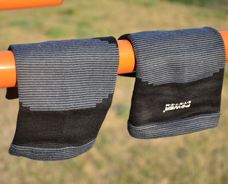 Наколінники Power System PS-6002 Knee Support Black/Grey (пара) XL PS-6002_XL_Black фото
