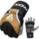 Рукавиці для ММА RDX AURA PLUS T-17 Black Golden S GGR-T17BGL-S+ фото 2
