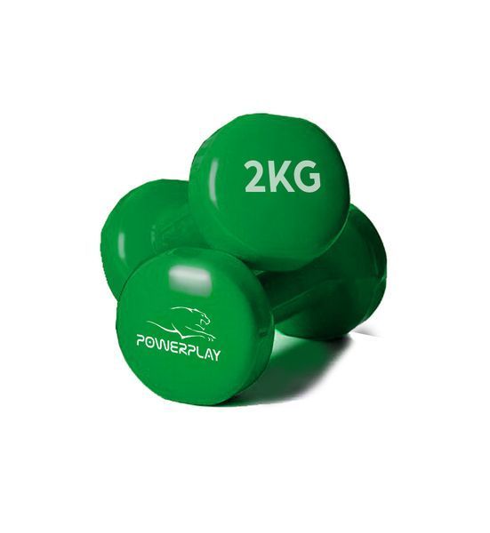 Набір гантелей в кейсі 12 кг. PowerPlay 4118 Fitness Dumbells (2шт.*1кг. 2шт.*2кг. 2шт.*3кг.) PP_4118_12kg фото
