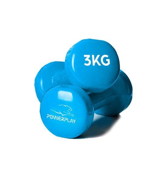 Набір гантелей в кейсі 12 кг. PowerPlay 4118 Fitness Dumbells (2шт.*1кг. 2шт.*2кг. 2шт.*3кг.) PP_4118_12kg фото