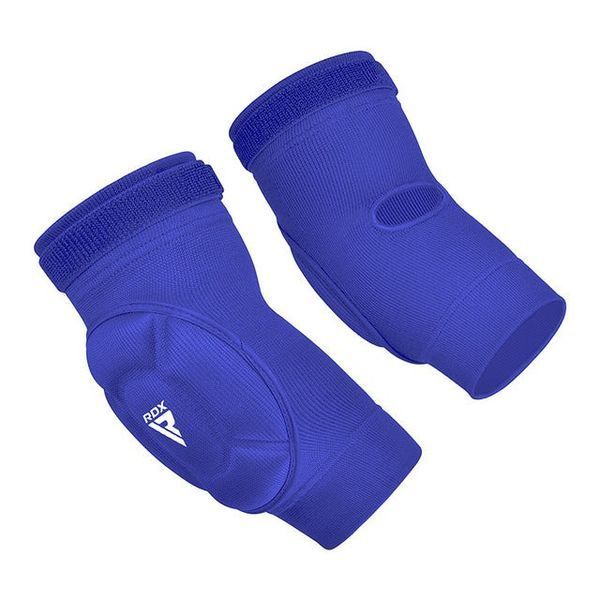 Налокітники спортивні RDX Hosiery Elbow Foam Blue/White M HYP-EUW-M фото