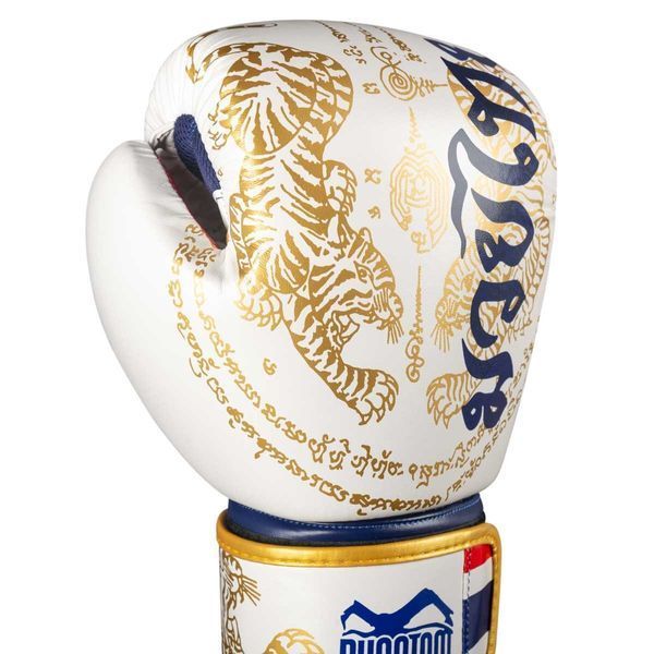 Боксерські рукавиці Phantom Muay Thai Gold Limited Edition 10 унцій (бинти в подарунок) PHBG2590-10 фото