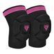 Наколінники спортивні RDX HOSIERY KNEE FOAM K5 BLACK/PINK-S (пара) HYP-K5BP-S фото 1