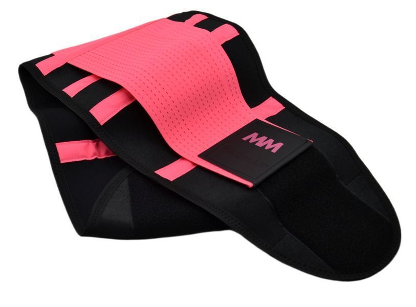 Пояс компресійний MadMax MFA-277 Slimming belt Black/neon pink L MFA-277-PNK_L фото