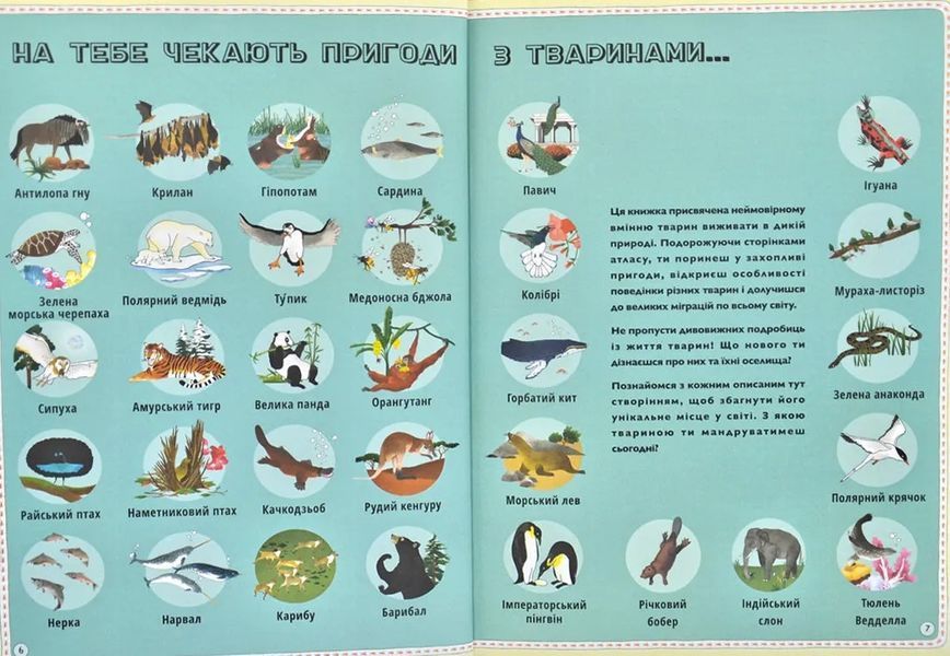 Атлас тварин (тверда) 1031161934 фото