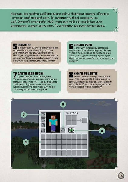 MINECRAFT Посібник з виживання 10311033538 фото