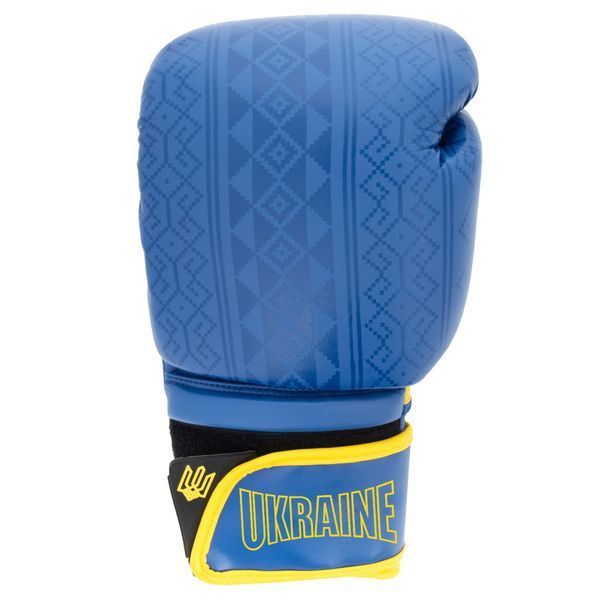 Боксерські рукавиці PowerPlay 3021 Ukraine Синьо-Жовті 8 унцій PP_3021_8oz_Blue-Yellow фото