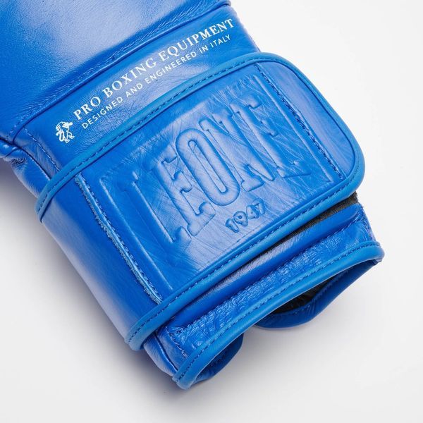 Боксерські рукавиці Leone GN111 THE GREATEST Blue 10 унцій (бинти 4 м. в комплекті) GN111_Blue_10oz фото