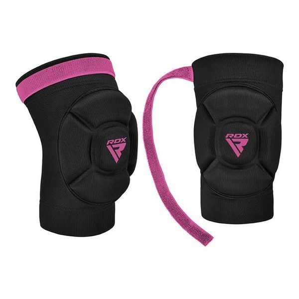 Наколінники спортивні RDX HOSIERY KNEE FOAM K5 BLACK/PINK-M (пара) HYP-K5BP-M фото