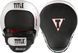 Лапи боксерські TITLE Boxing Aerovent Anarchy Punch Mitts Black/Silver AASPM BK/SV фото 1