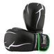 Боксерські рукавиці PowerPlay 3018 Jaguar Чорно-Зелені 16 унцій PP_3018_16oz_Black/Green фото 4