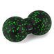 Масажний м'яч подвійний PowerPlay PP-4353 Epp foam peanut ball (d12*24cm.) Чорно/Зелений PP_4353_Green фото 1