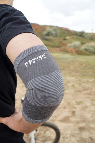 Налокітники Power System PS-6001 Elbow Support Grey (пара) L PS-6001_L_Grey фото