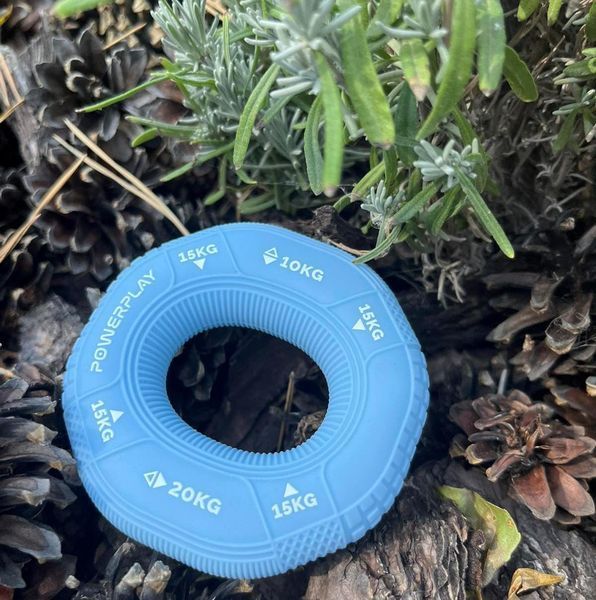 Еспандер кистьовий силіконовий PowerPlay PP-4331 Hand Grip Light 10-15-20 кг. Блакитний PP_4331_Blue_(10-15-20) фото