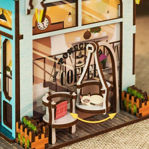 Конструктор 3D міні-будинок Tonecheer Cape Coffee Shop TQ181 TQ181 фото