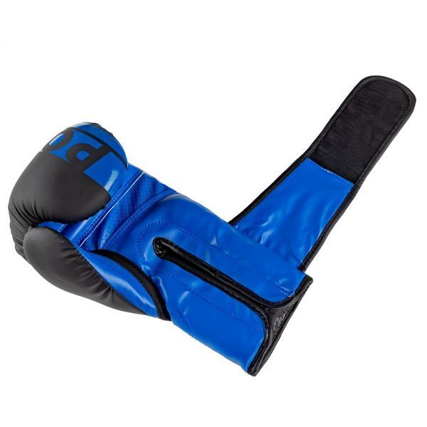 Боксерські рукавиці PowerPlay 3086 Matt Challenger Чорно-Сині 16 унцій PP_3086_16oz_Bl/Navy фото