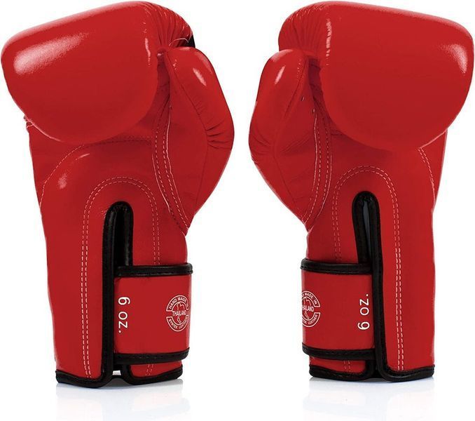Боксерські рукавиці Fairtex BGV14 Red 12 унцій (бинти в комплекті) BGV14_12oz_Red фото