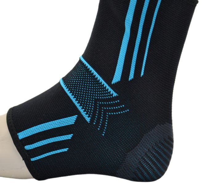 Бандажі на гомілкостоп Power System PS-6022 Ankle Support Evo Black/Blue XL (пара) PS_6022_XL_Black/Blue фото