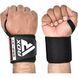 Бинти для зап'ясть (кистьові бинти) RDX W3 Gym Wrist Wraps Full Black WAH-W3FB фото 5