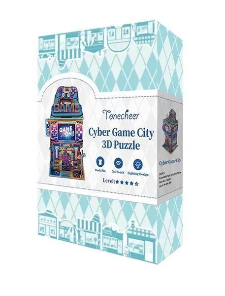 Конструктор 3D міні-будинок Tonecheer Cyber Game City TQ182 TQ182 фото