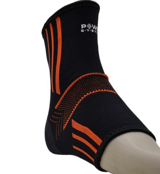 Бандажі на гомілкостоп Power System PS-6022 Ankle Support Evo Black/Orange M (пара) PS_6022_M_Black/Orange фото