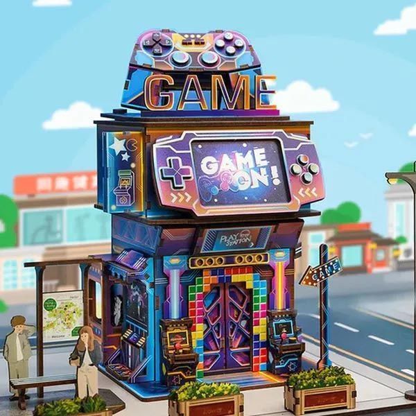 Конструктор 3D міні-будинок Tonecheer Cyber Game City TQ182 TQ182 фото