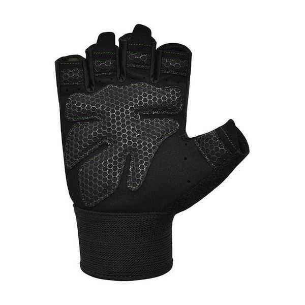 Рукавички для фітнесу RDX W1 Half Black Plus S WGA-W1HB-S+ фото