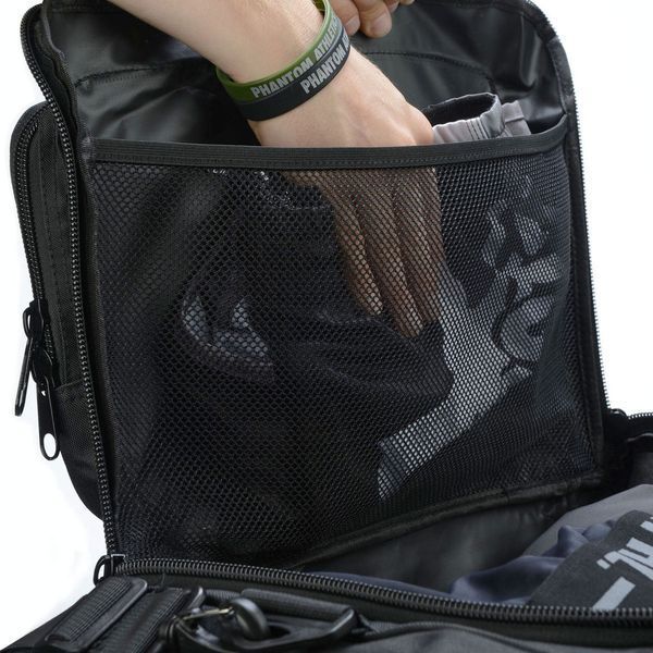 Спортивна сумка Phantom Gym Bag Team Tactic Black (80л.) (пляшка в подарунок) PHBAG1736 фото