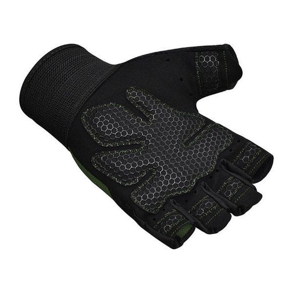 Рукавички для фітнесу RDX W1 Half Black Plus S WGA-W1HB-S+ фото