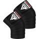Бинти на коліна RDX K1 GYM Knee Wraps Full Black WAH-K1FB фото 1