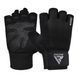 Рукавички для фітнесу RDX W1 Half Black Plus S WGA-W1HB-S+ фото 1