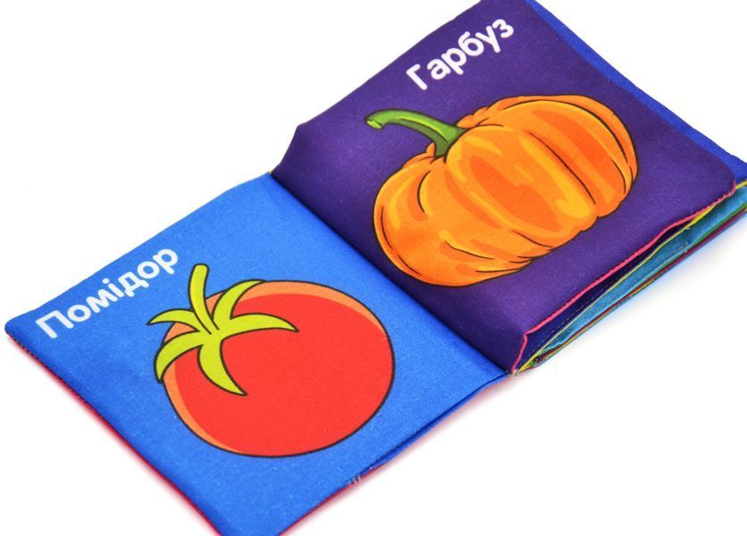 М'яка книжка Цікаві картинки Фрукти-Овочі 10311031993 фото