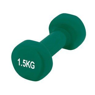 Гантель вінілова PowerPlay 4125 Achilles 1.5 кг. Зелена (1шт.) PP_4125_1.5kg фото
