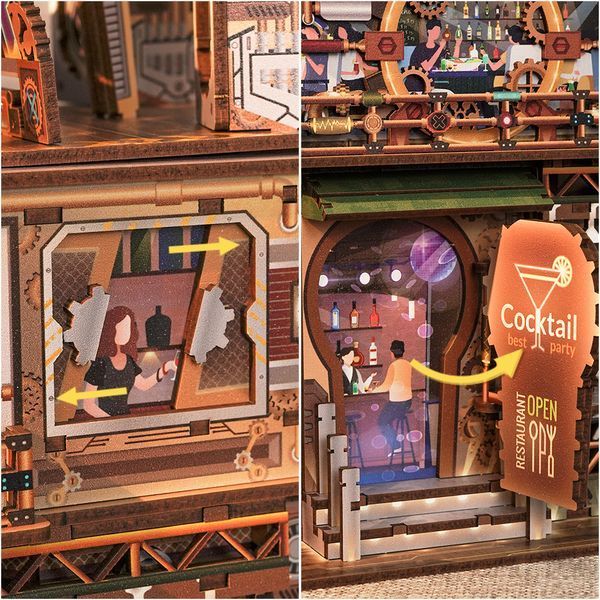 Конструктор 3D міні-будинок Tonecheer Punk Bar TQ183 TQ183 фото