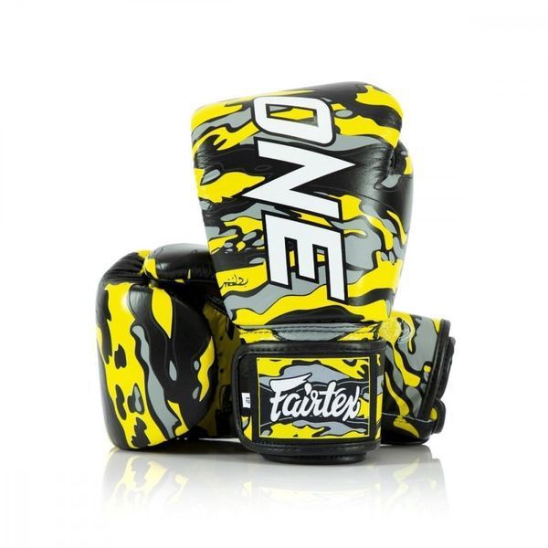 Боксерські рукавиці Fairtex BGV-ONE X STBG (натуральна шкіра) 10 унцій (бинти в комплекті) BGV-ONE_X_STBG_10oz фото