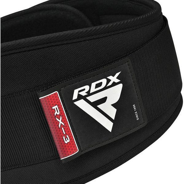 Пояс для важкої атлетики RDX RX3 EVA Curve неопреновий Black S WBE-RX3B-S фото