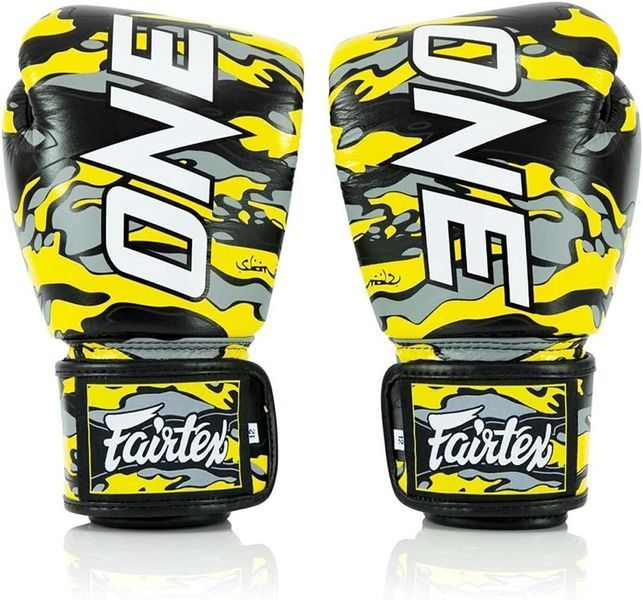Боксерські рукавиці Fairtex BGV-ONE X STBG (натуральна шкіра) 10 унцій (бинти в комплекті) BGV-ONE_X_STBG_10oz фото