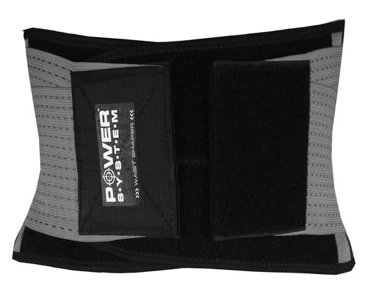 Пояс-корсет для підтримки спини Power System PS-6031 Waist Shaper Grey S/M 6031GR-3 фото