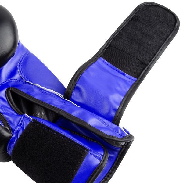 Боксерські рукавиці PowerPlay 3004 Classic Чорно-Сині 16 унцій PP_3004_16oz_Bl/Navy фото