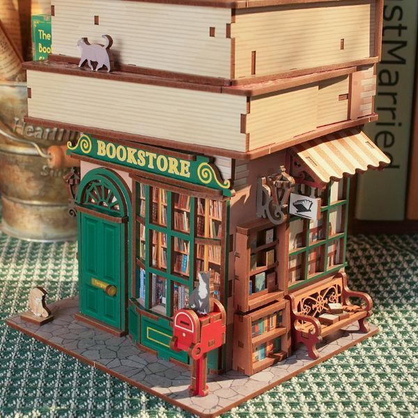 Конструктор 3D міні-будинок Tonecheer Time Bookstore TQ187 TQ187 фото