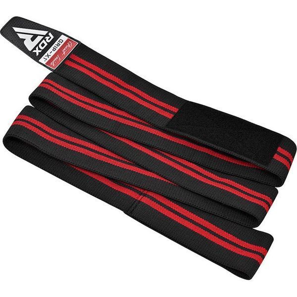 Бинти на коліна RDX GYM KNEE WRAP R11 BLACK/RED WAH-KR11BR фото