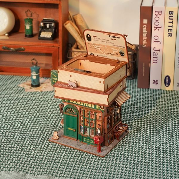 Конструктор 3D міні-будинок Tonecheer Time Bookstore TQ187 TQ187 фото
